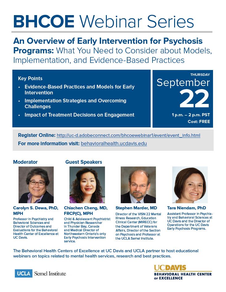 Chiachen Cheng et al: UCDavis BHCOE Webinar Series, September 2016 Flyer